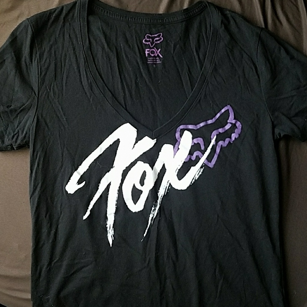 Women's fox short sleeve shirt
